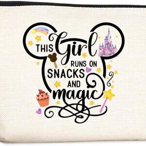 Cartoon Mouse Cute Mouse Themed Gifts Cosmetic Bag for Women Teen Girls Birthday